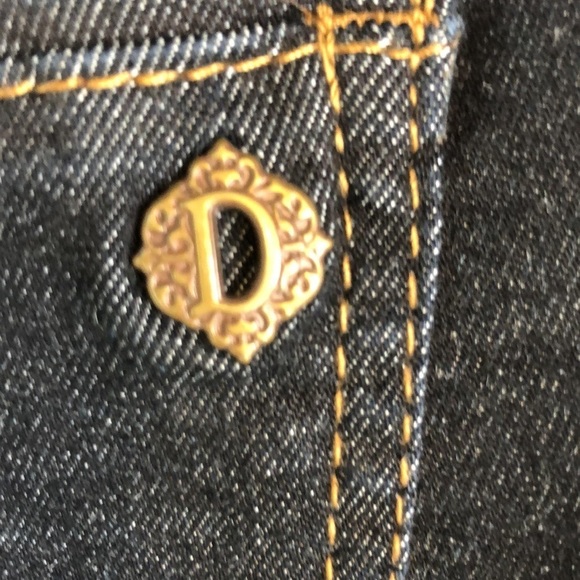 Democracy “AB” Technology Booty Lift Dark Blue Straight Leg Plus Jeans Size 12 - Picture 8 of 14